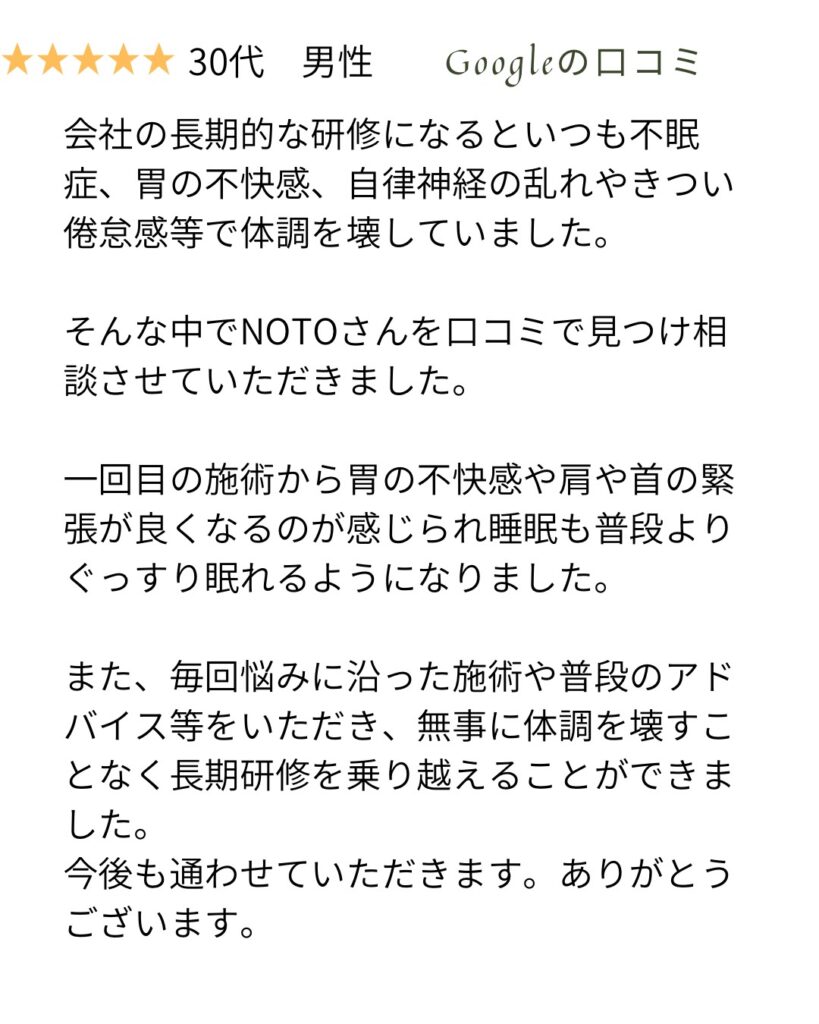 機能性ディスペプシア、不眠症、自律神経失調症のクチコミ