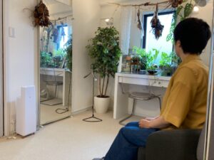 めまいの女性患者