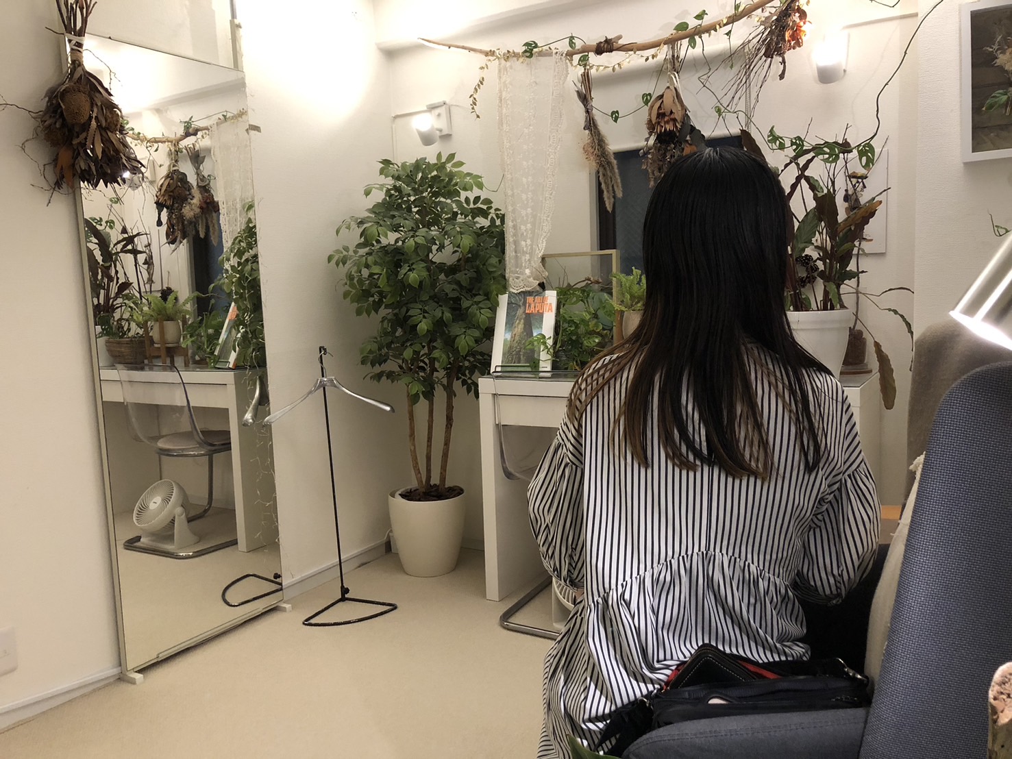めまいの女性の患者